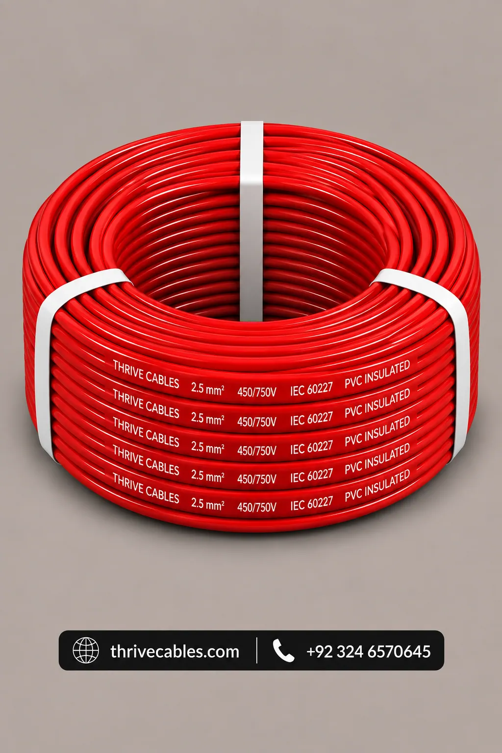 2.5 mm² Single Core Copper 6 Carton packing of wholesale 2.5 mm electric wire ready for delivery across Pakistan
