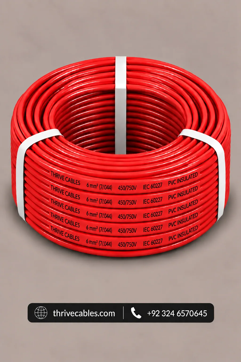 7/.044 Single Core Copper 3 Carton packing of wholesale 7/44 electric wire ready for delivery across Pakistan