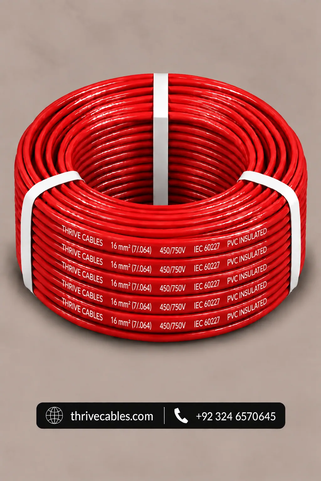 7/.064″ (16 mm²) Single Core 1 7/64 electric wire