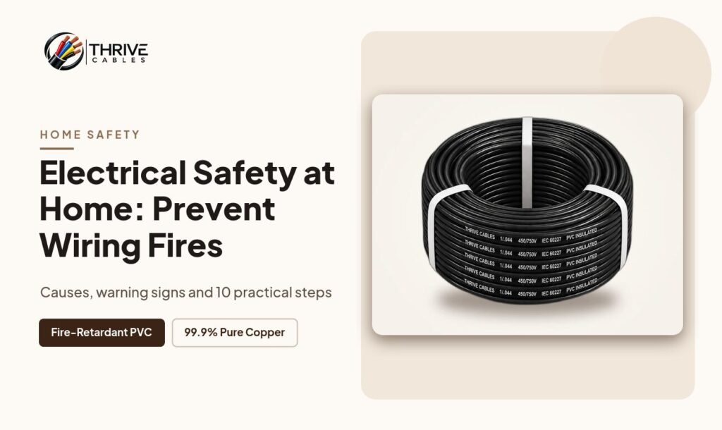 Electrical safety at home in Pakistan, preventing short circuit fires - Thrive Cables