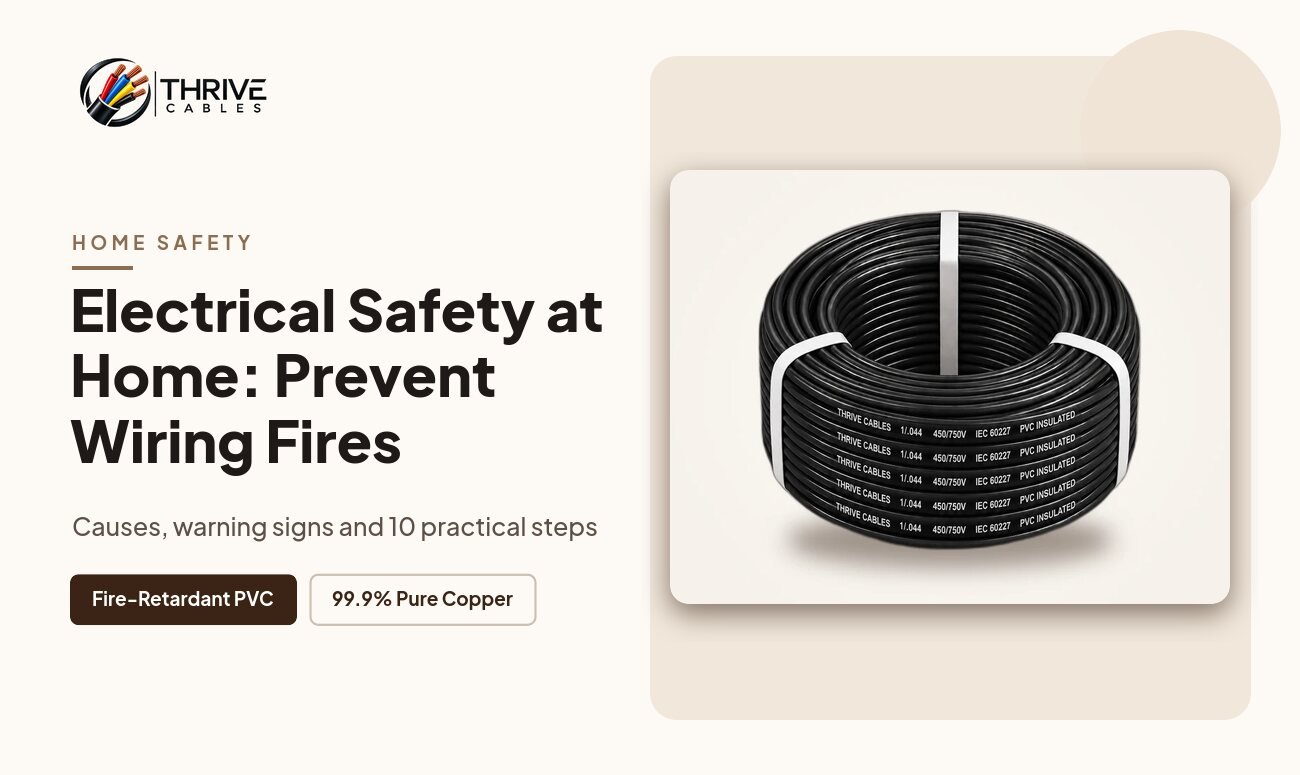 Electrical safety at home in Pakistan, preventing short circuit fires - Thrive Cables