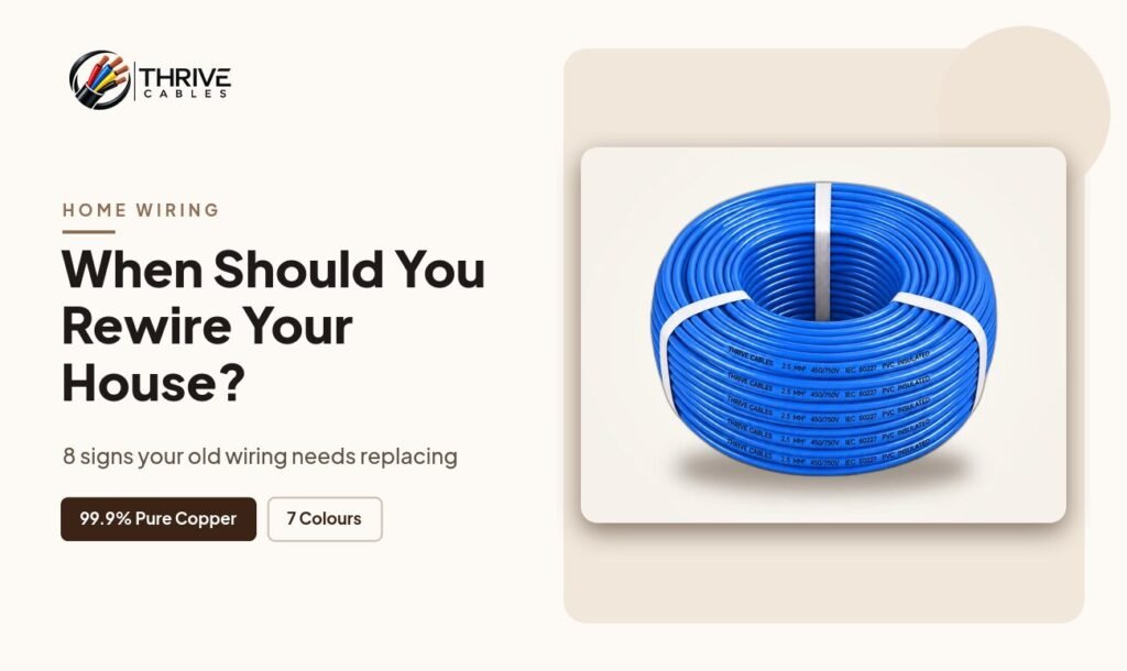 When to rewire your house, signs old wiring needs replacing in Pakistan - Thrive Cables